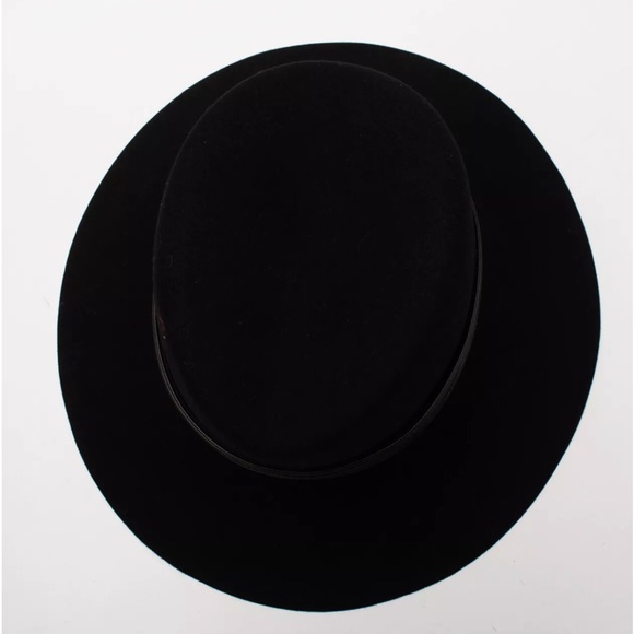 SAINT LAURENT New with tags Rabbit Felt Hat with Leather Band Size S - Picture 5 of 8